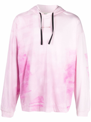 

Tie dye print hoodie, 1017 ALYX 9SM Tie dye print hoodie