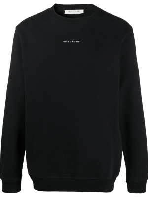 

Logo graphic print sweatshirt, 1017 ALYX 9SM Logo graphic print sweatshirt
