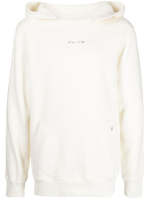 

Logo-print long-sleeve hoodie, 1017 ALYX 9SM Logo-print long-sleeve hoodie