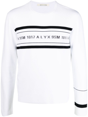 

Logo crew neck jumper, 1017 ALYX 9SM Logo crew neck jumper