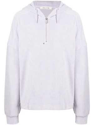 

Zipped fleece hoodie, 1017 ALYX 9SM Zipped fleece hoodie