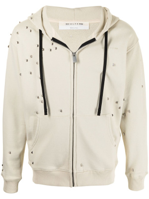 

Studded zipped hoodie, 1017 ALYX 9SM Studded zipped hoodie