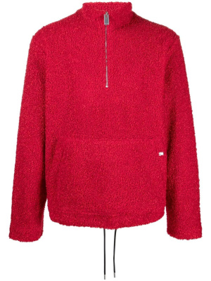 

Bouclé half-zip sweatshirt, 1017 ALYX 9SM Bouclé half-zip sweatshirt