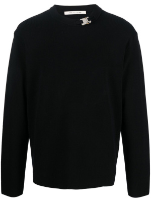 

Buckle-detail sweater, 1017 ALYX 9SM Buckle-detail sweater