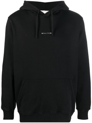 

Logo-print cotton hoodie, 1017 ALYX 9SM Logo-print cotton hoodie