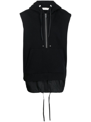 

Half-zip fastening sleeveless hoodie, 1017 ALYX 9SM Half-zip fastening sleeveless hoodie