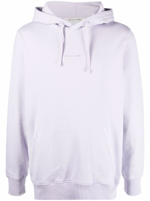 

Cotton logo-print hoodie, 1017 ALYX 9SM Cotton logo-print hoodie