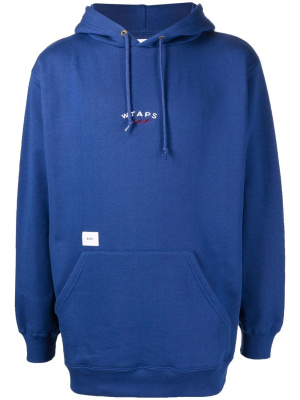 

Logo-print pullover hoodie, WTAPS Logo-print pullover hoodie