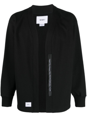

Logo-patch knitted cardigan, WTAPS Logo-patch knitted cardigan