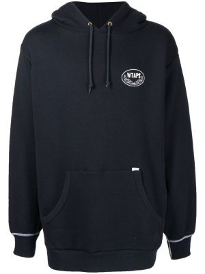 

Logo-print pullover hoodie, WTAPS Logo-print pullover hoodie