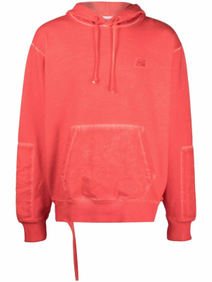 

Embroidered-logo hoodie, Helmut Lang Embroidered-logo hoodie