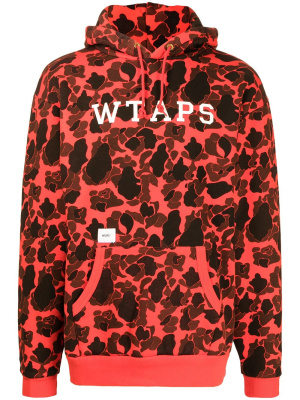 

Camouflage-print pullover hoodie, WTAPS Camouflage-print pullover hoodie