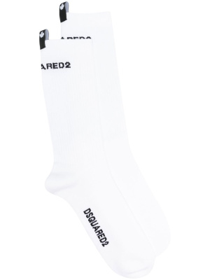 

Ribbed logo-knit socks, Dsquared2 Ribbed logo-knit socks