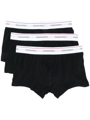 

Three-pack logo boxers, Dsquared2 Three-pack logo boxers