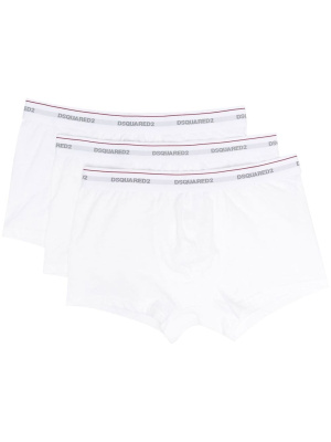 

Three-pack logo-waistband boxers, Dsquared2 Three-pack logo-waistband boxers