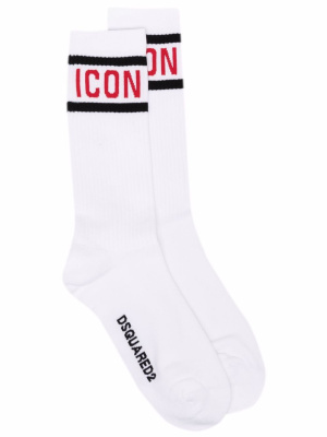 

Logo embroidered socks, Dsquared2 Logo embroidered socks