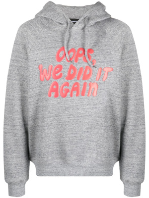 

Slogan-print cotton hoodie, Dsquared2 Slogan-print cotton hoodie