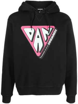 

Logo graphic-print hoodie, Dsquared2 Logo graphic-print hoodie