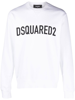 

Logo-print crew-neck sweatshirt, Dsquared2 Logo-print crew-neck sweatshirt