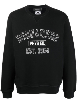 

Logo-print crew neck sweatshirt, Dsquared2 Logo-print crew neck sweatshirt