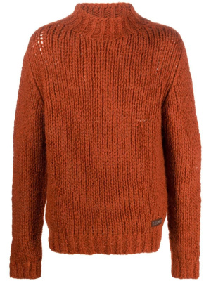 

Logo-patch crew neck jumper, Dsquared2 Logo-patch crew neck jumper