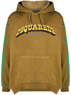 

Logo-print cotton hoodie, Dsquared2 Logo-print cotton hoodie