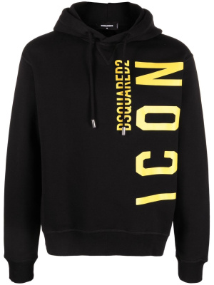 

Icon logo-print hoodie, Dsquared2 Icon logo-print hoodie