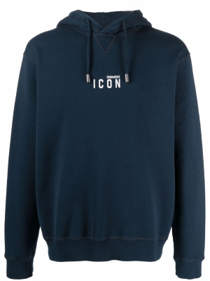 

Logo-print cotton hoodie, Dsquared2 Logo-print cotton hoodie