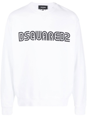 

Logo-print cotton sweatshirt, Dsquared2 Logo-print cotton sweatshirt