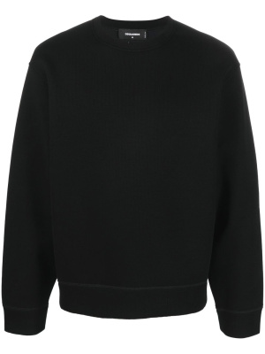 

Drop-shoulder fitted sweatshirt, Dsquared2 Drop-shoulder fitted sweatshirt