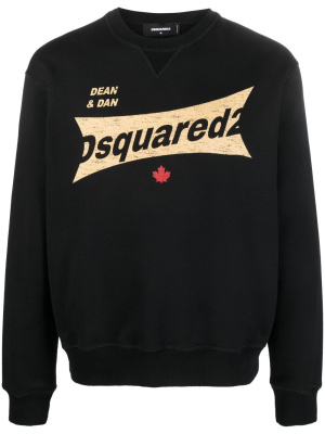 

Logo-print cotton sweatshirt, Dsquared2 Logo-print cotton sweatshirt