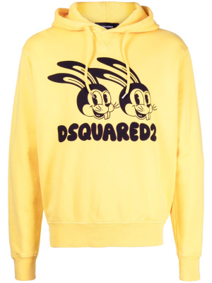 

Logo-print cotton hoodie, Dsquared2 Logo-print cotton hoodie