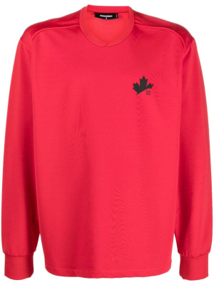 

Oversized logo-print sweatshirt, Dsquared2 Oversized logo-print sweatshirt
