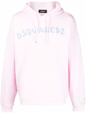 

Embroidered-logo hoodie, Dsquared2 Embroidered-logo hoodie