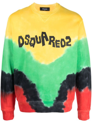 

Logo-print cotton sweatshirt, Dsquared2 Logo-print cotton sweatshirt