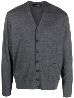 

V-neck fine-knit cardigan, Dsquared2 V-neck fine-knit cardigan