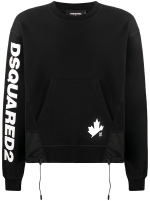 

Maple Leaf logo-print sweatshirt, Dsquared2 Maple Leaf logo-print sweatshirt