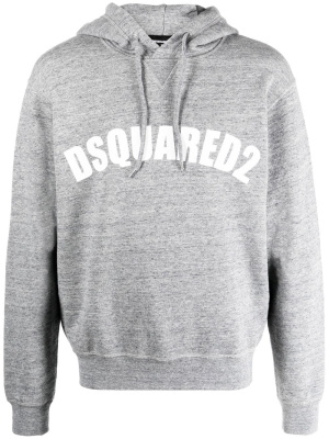 

Drawstring logo-print hoodie, Dsquared2 Drawstring logo-print hoodie