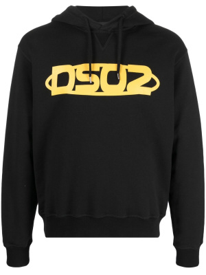 

Logo-print cotton hoodie, Dsquared2 Logo-print cotton hoodie