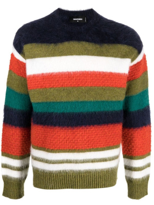 

Striped crew-neck jumper, Dsquared2 Striped crew-neck jumper