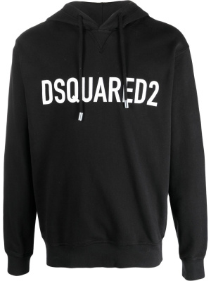 

Logo-print cotton hoodie, Dsquared2 Logo-print cotton hoodie