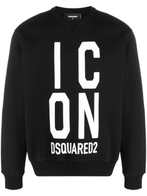 

Icon logo-print cotton sweatshirt, Dsquared2 Icon logo-print cotton sweatshirt