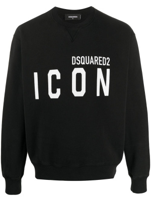 

Icon-print crew neck sweatshirt, Dsquared2 Icon-print crew neck sweatshirt