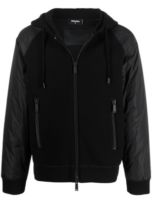 

Hybrid zip-up hoodie, Dsquared2 Hybrid zip-up hoodie