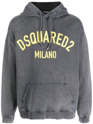 

Logo-print pullover hoodie, Dsquared2 Logo-print pullover hoodie