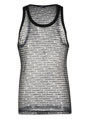

Logo-print tank top, Dsquared2 Logo-print tank top