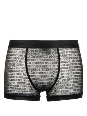 

Logo-embroidered tulle-mesh boxers, Dsquared2 Logo-embroidered tulle-mesh boxers