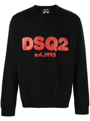 

Logo-print cotton sweatshirt, Dsquared2 Logo-print cotton sweatshirt