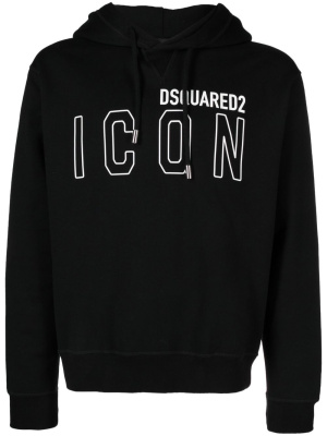 

Logo-print cotton hoodie, Dsquared2 Logo-print cotton hoodie