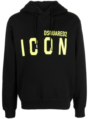 

Logo-print cotton hoodie, Dsquared2 Logo-print cotton hoodie